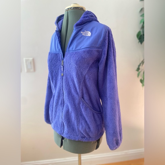 The North Face bluish purple zip up Hoodie - Picture 3 of 11